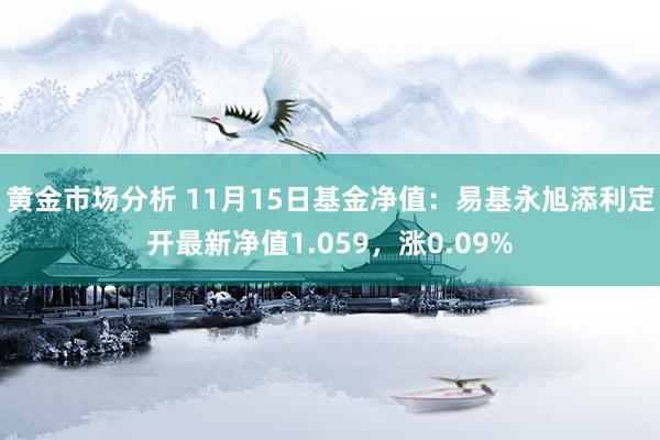 黄金市场分析 11月15日基金净值：易基永旭添利定开最新净值1.059，涨0.09%