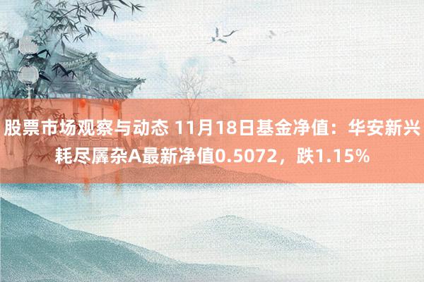 股票市场观察与动态 11月18日基金净值：华安新兴耗尽羼杂A最新净值0.5072，跌1.15%