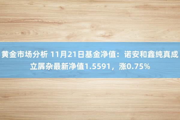 黄金市场分析 11月21日基金净值：诺安和鑫纯真成立羼杂最新净值1.5591，涨0.75%