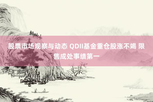 股票市场观察与动态 QDII基金重仓股涨不竭 限售成处事绩第一