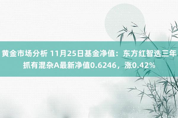 黄金市场分析 11月25日基金净值：东方红智选三年抓有混杂A最新净值0.6246，涨0.42%